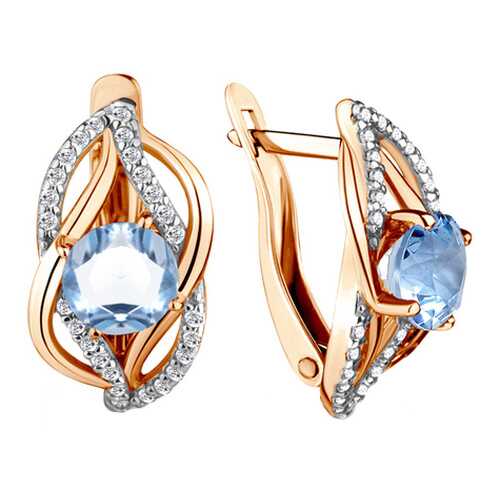 Серьги Aquamarine 4405205А.6 в Тезенис