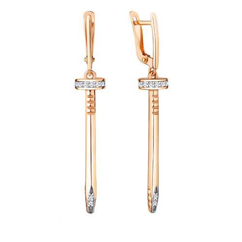 Серьги Aquamarine 48381А.6 в Тезенис
