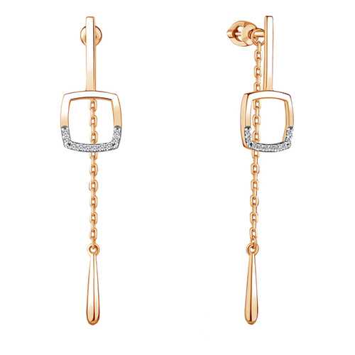 Серьги Aquamarine 48419А.6 в Тезенис