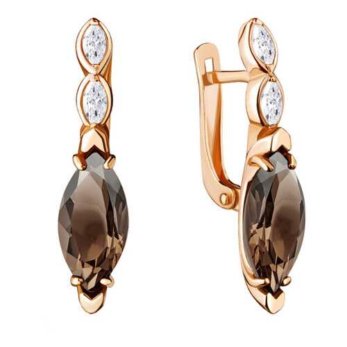 Серьги из серебра Aquamarine 4713101.6 в Тезенис