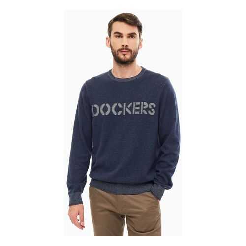 Джемпер мужской Dockers 5784800100 синий/серый XL в Тезенис