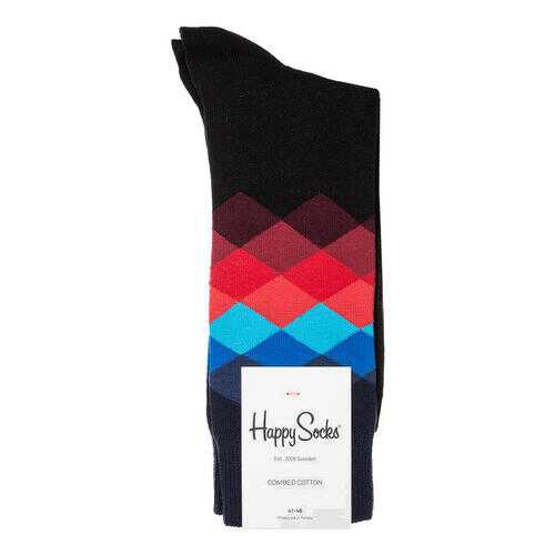 Носки мужские Happy Socks FD01 069 черные 41-46 EU в Тезенис