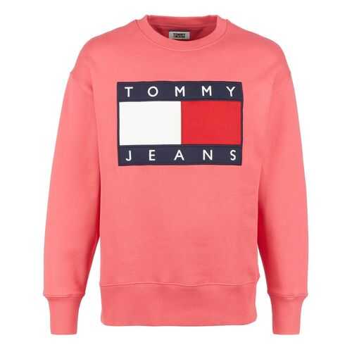 Свитшот мужской Tommy Jeans DM0DM07201 T1L розовый S в Тезенис