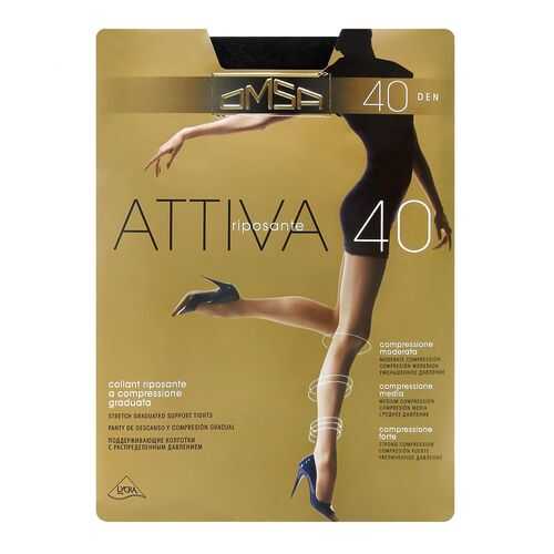 Колготки Omsa ATTIVA 40 / Nero (Черный) / 5 (XL) в Тезенис